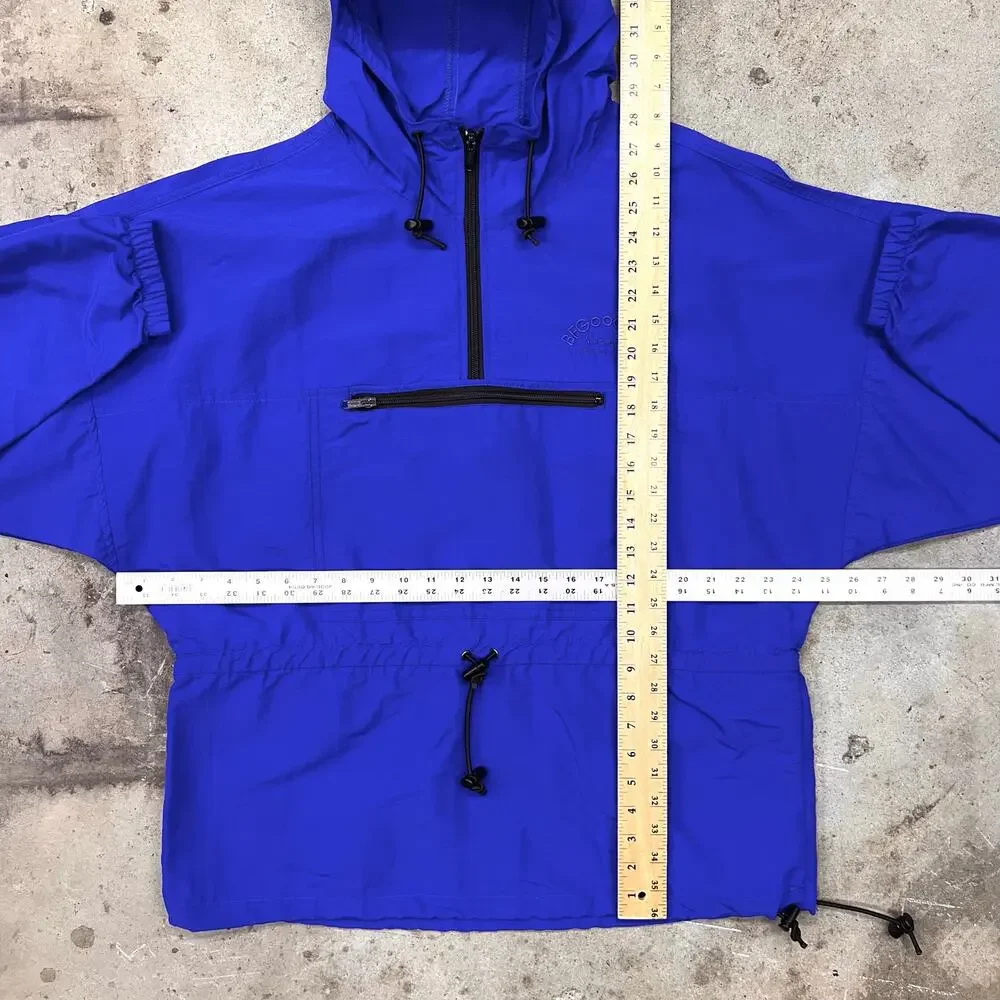 Vintage 90s Black Diamond BF Goodrich Aerospace VT Blue Windbreaker Jacket Hood